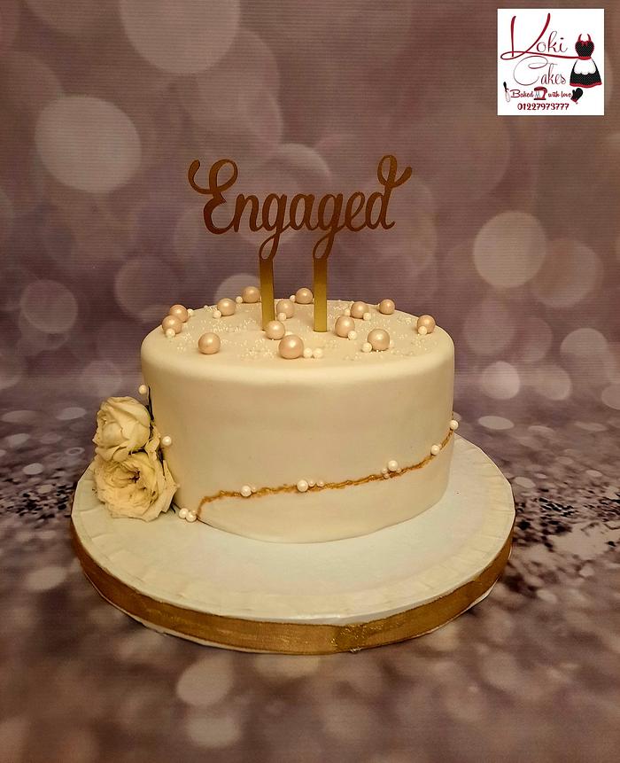 "Engagement cake"