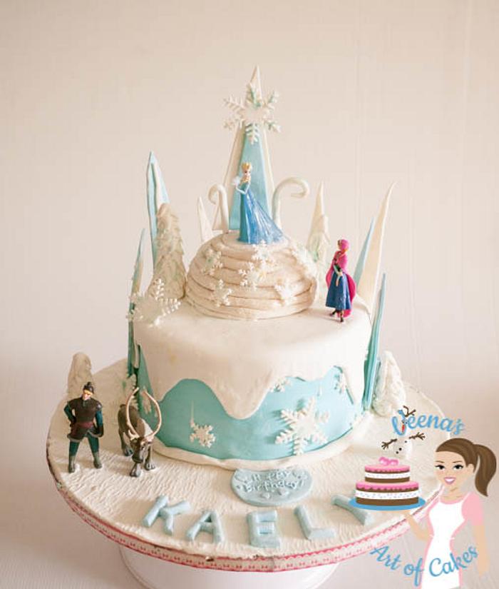 Frozen Theme Cake 