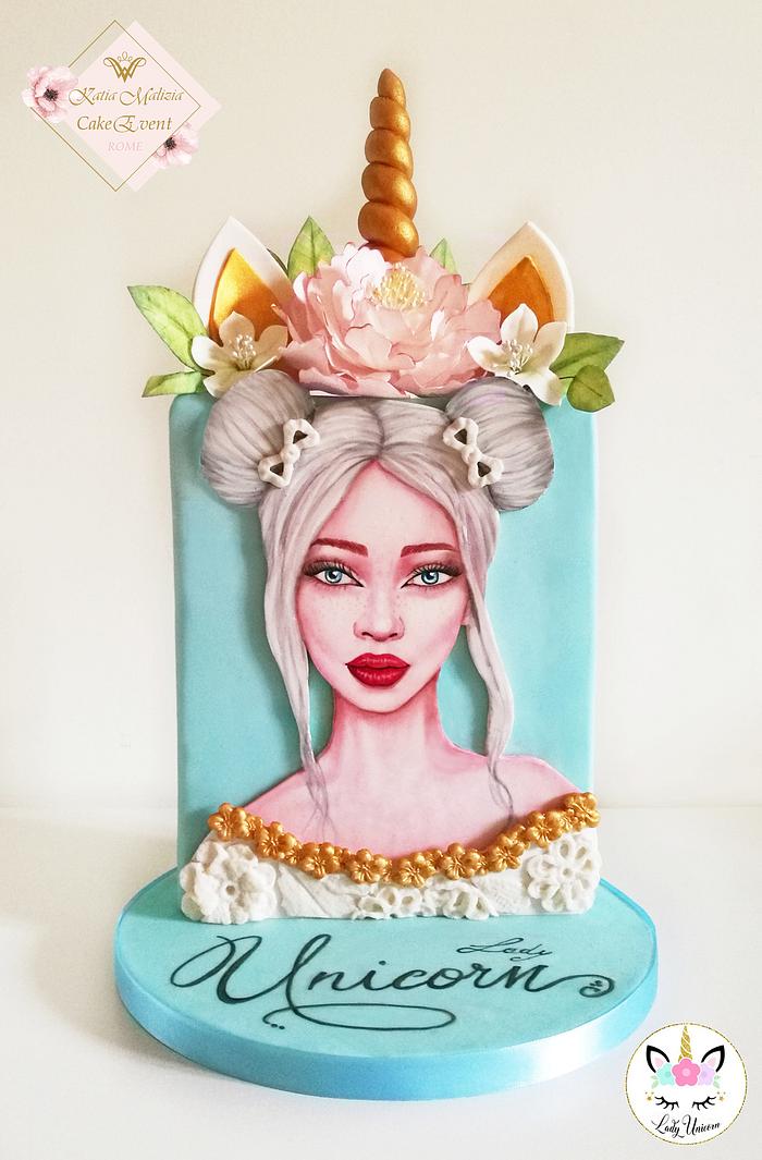 Lady Unicorn Cake