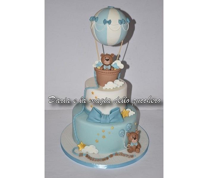 Hot air balloon cake 