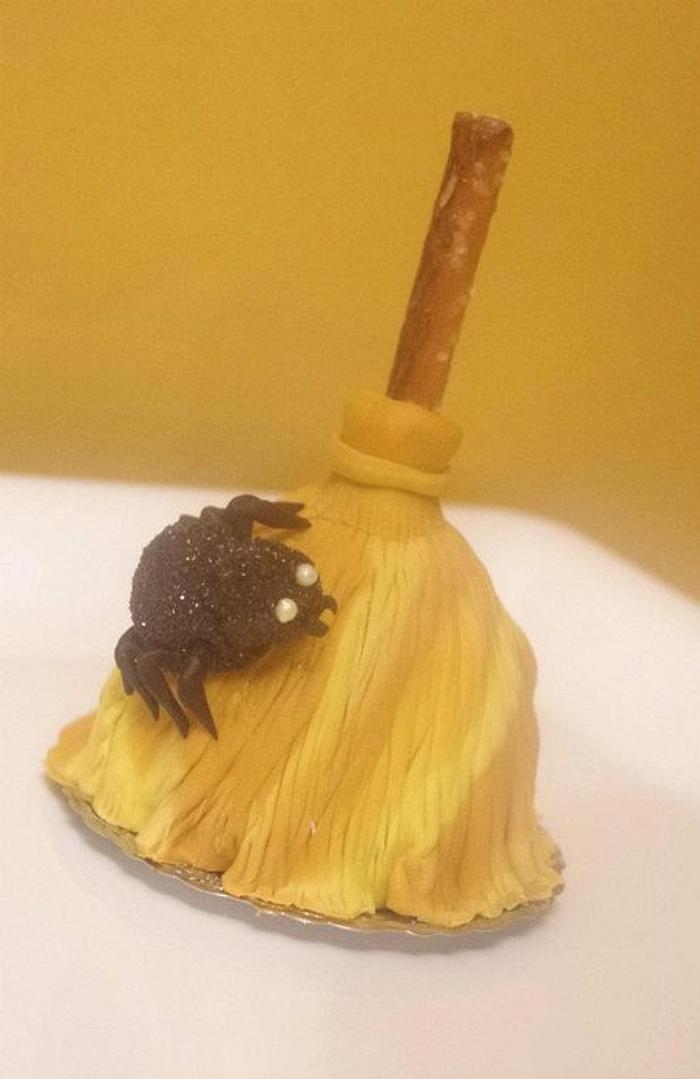 Witches Broomstick Cake