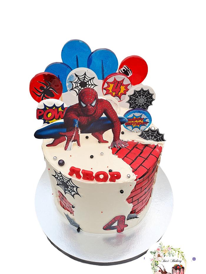 Spiderman cake