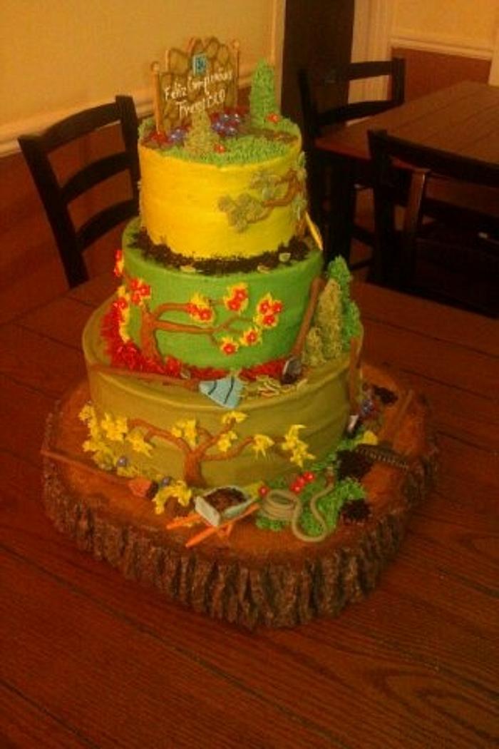 Landscape cake
