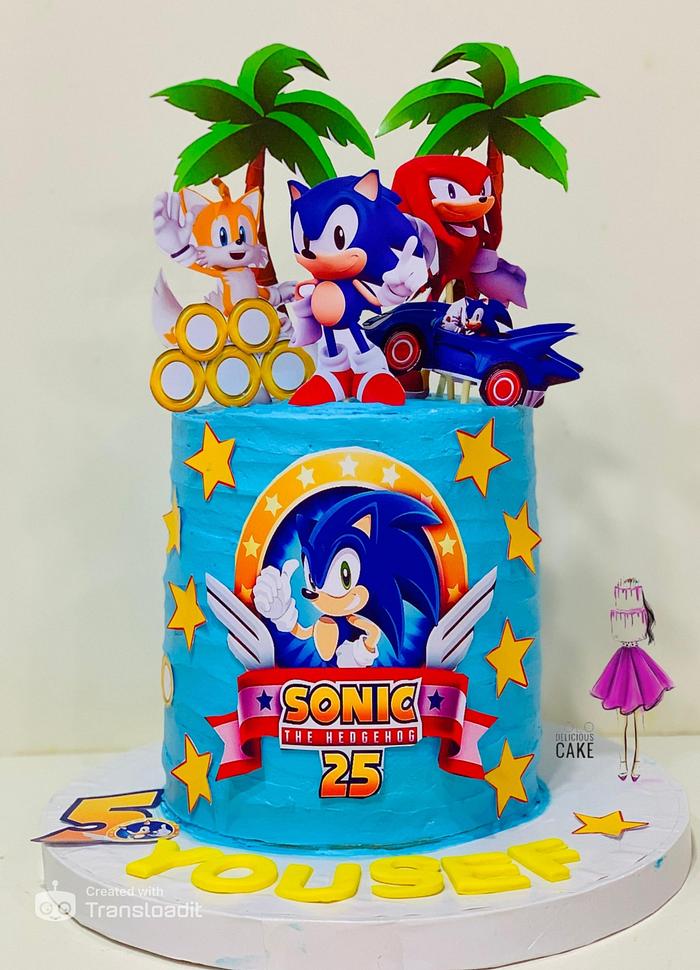 Sonic cake by Lolodeliciousca 