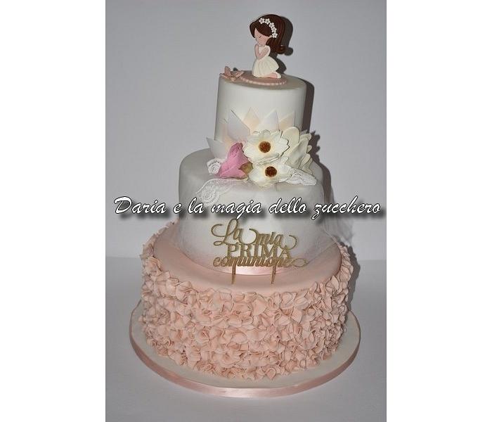 first communion cake 