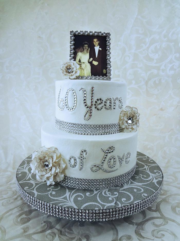 Endless Love Anniversary Cake