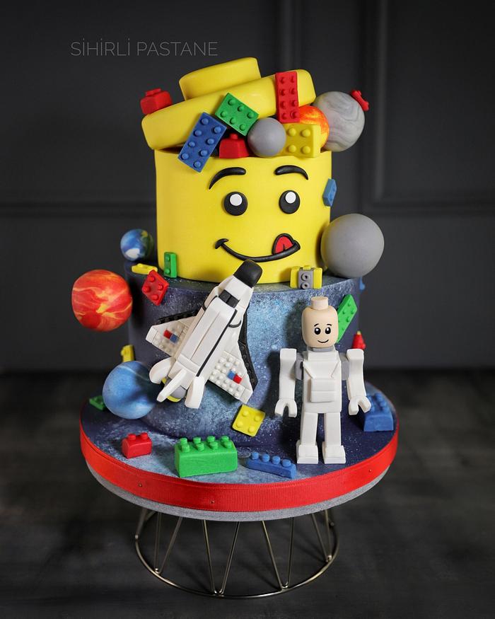 Lego Creator Space Shuttle Cake 