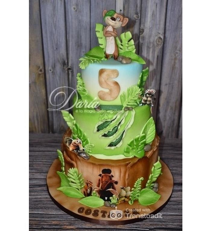 Ice Age 3 cake