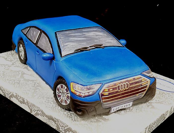 Audi cake car