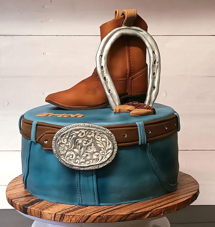 Country riding cake