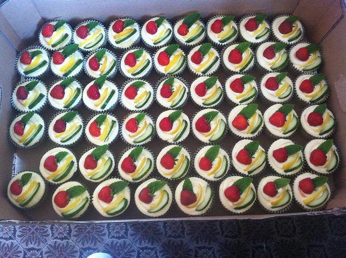 Pimms cupcakes