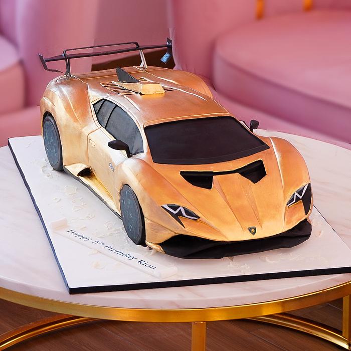 Lamborghini Car Cake Dubai