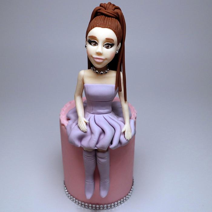 Ariana Grande Figurine.Edible Cake Topper