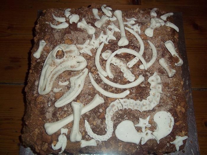 A Halloween Birthday cake... for a fifty year old fossil!