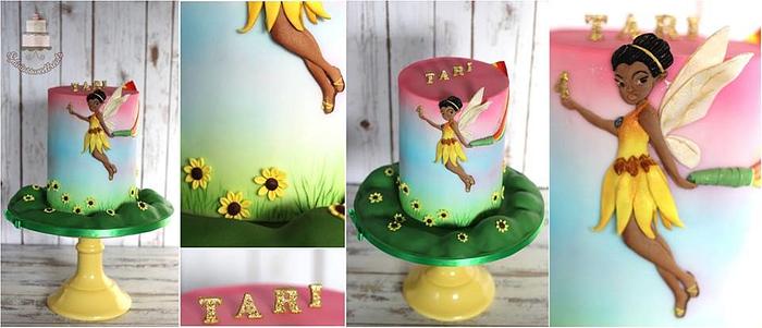 Iridessa Fairy cake for little fairy lover :)