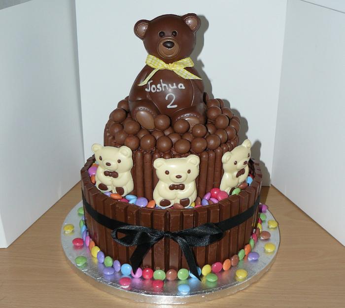 Chocolate teddy Cake 