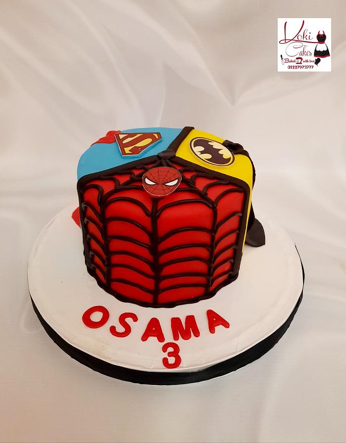 "Super Heroes cake"