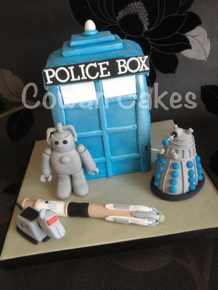 Dalek cake from Dr Who