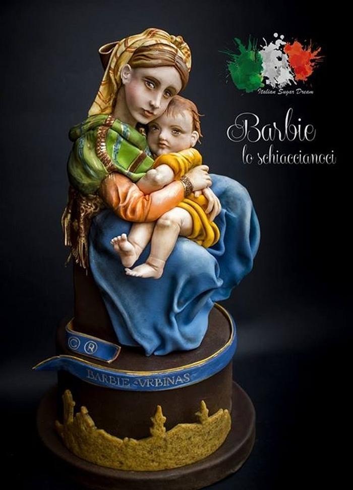Madonna della Seggiola (Madonna of the chair) - Raffaello Sanzio - Italian Sugar Dream Collaboration