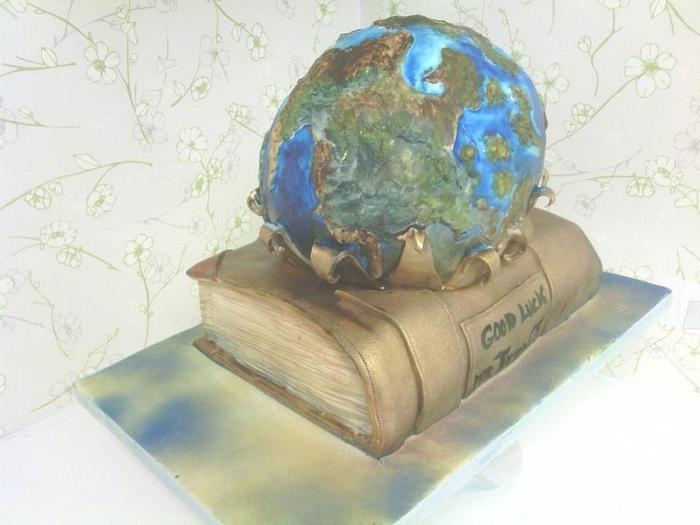 Geography cake