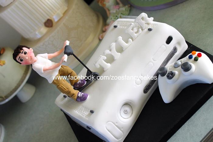 xbox and scooter cake
