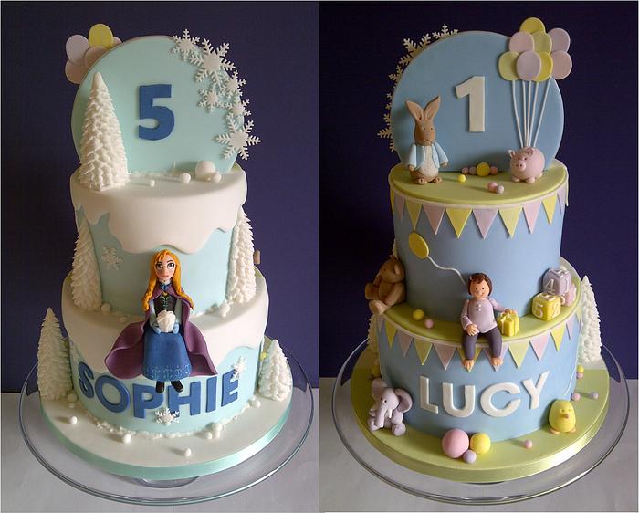 Sophie & Lucy's Half & Half Cake