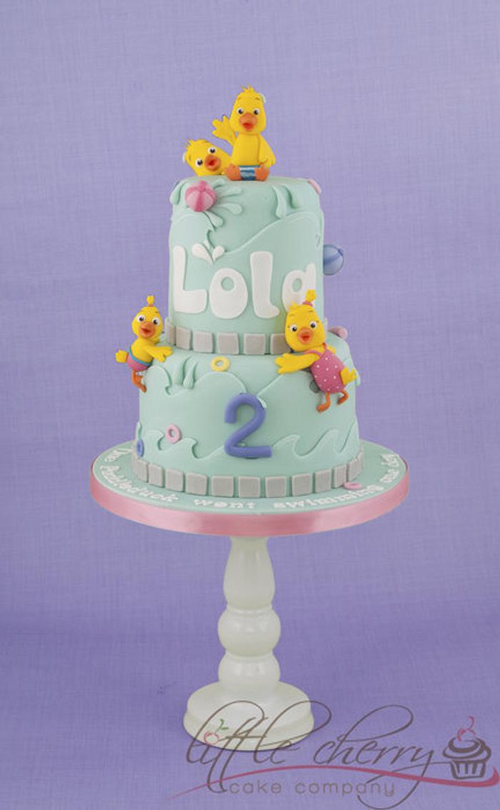 Puddle Duck Swimming Cake
