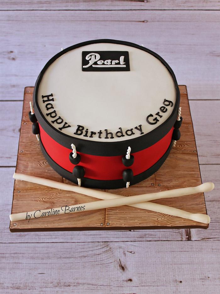 Pearl Drum Cake