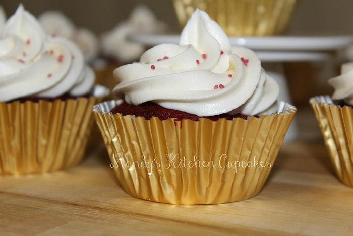 Very American Red Velvet Cupcakes