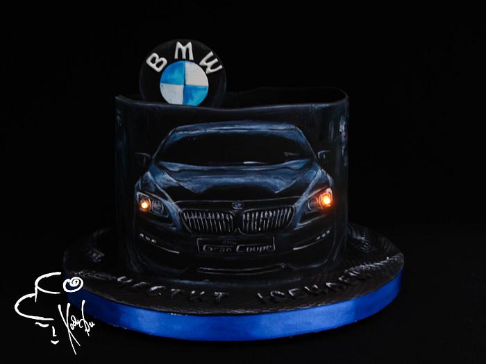 Hand painted BMW with lights 