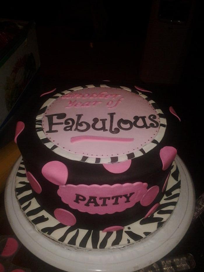 Fabulous Birthday Cake
