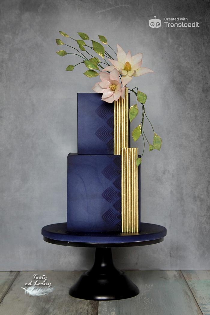 Blue and gold