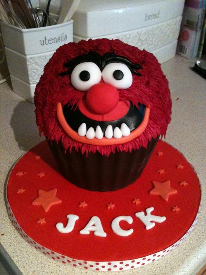 Animal from The Muppets giant cupcake