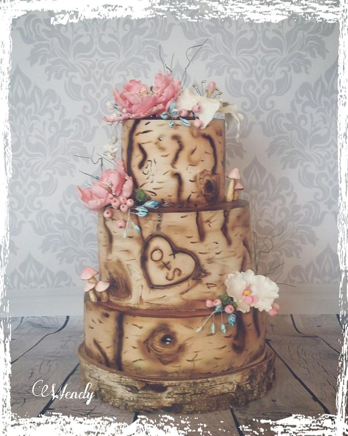Wood cake