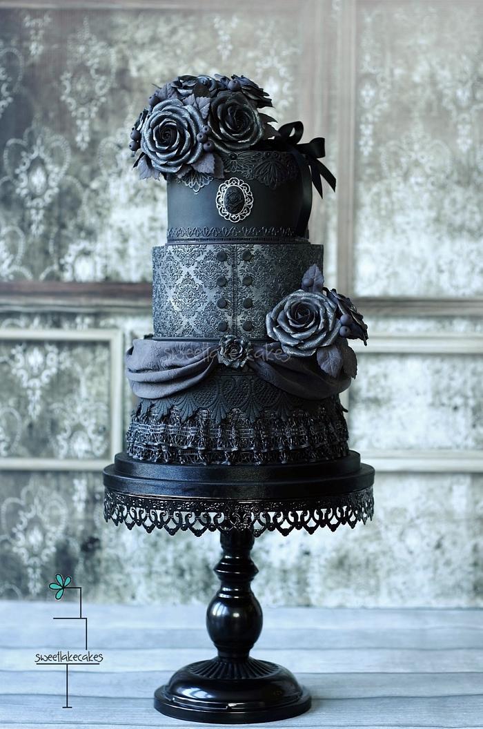 Gothic Wedding Cake 20 Decorated Cake By Tamara Cakesdecor