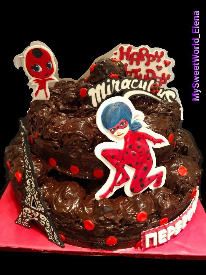 Miraculous Ladybug birthday cake 🐞