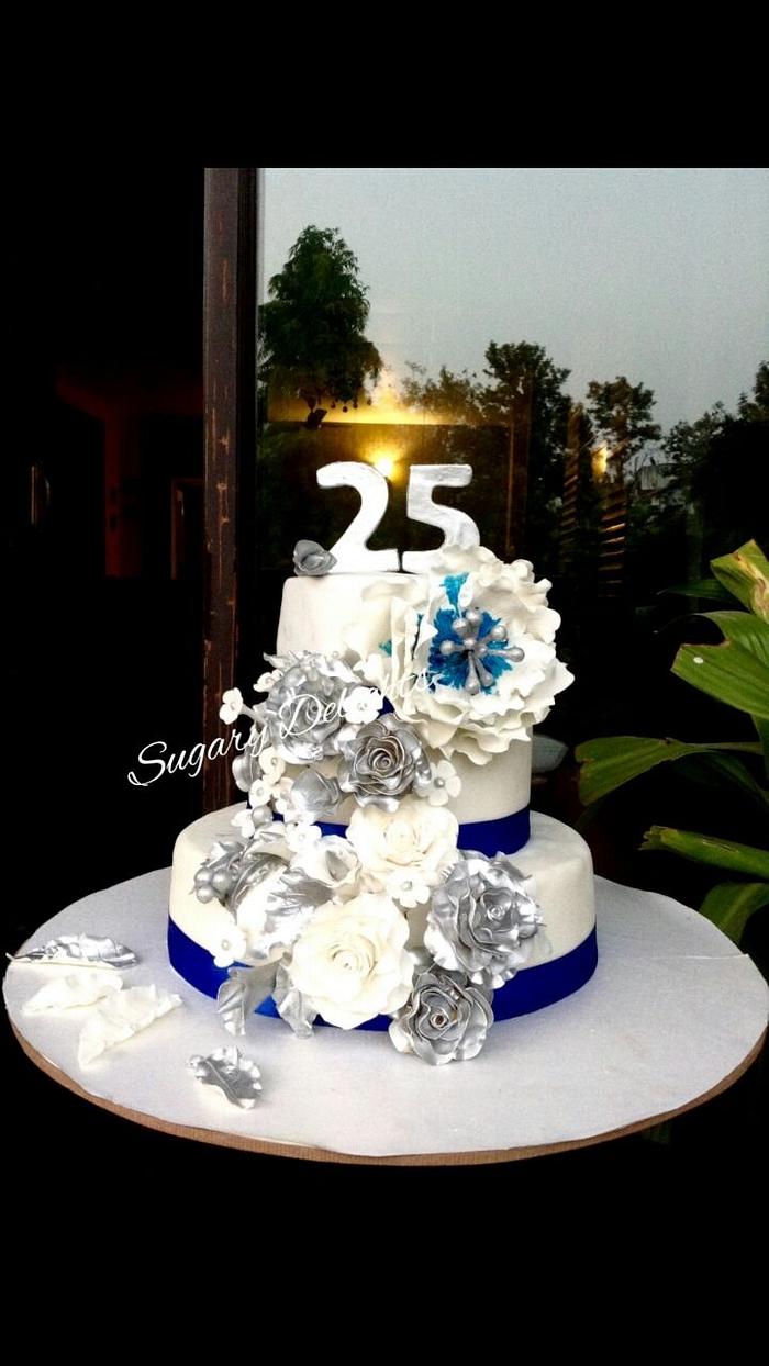 25 th Anniversary Cake