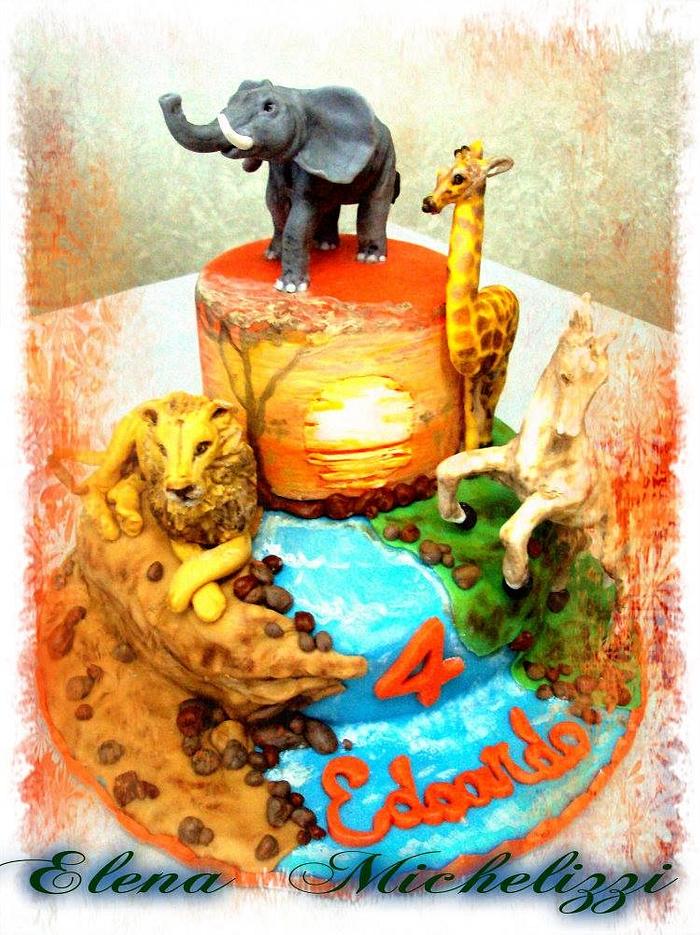 The favourite animals of Dodo', all in cake!