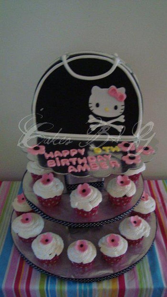 Hello Kitty Purse Cake