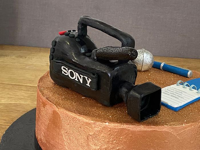 Journalist cake