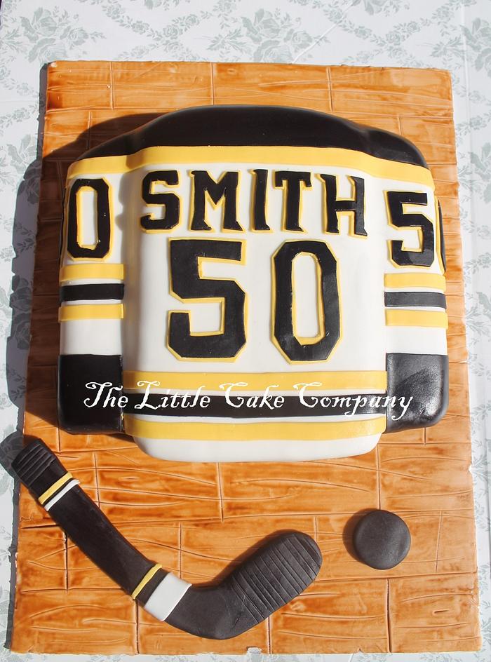 Boston Bruins Jersey Cake