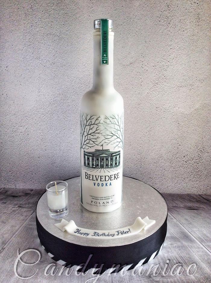 Belvedere vodka bottle