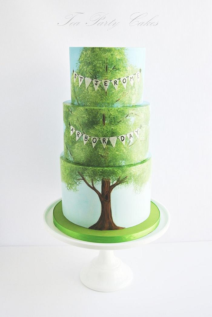 Arbor Day Cake