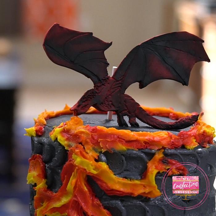 Game of Thrones Dragon Cake 