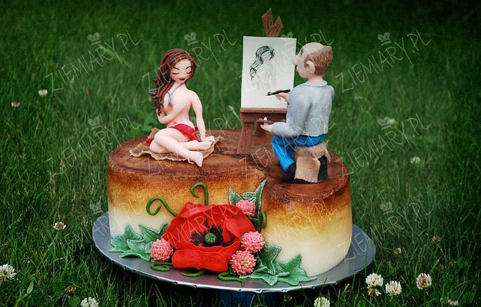 cake for a painter