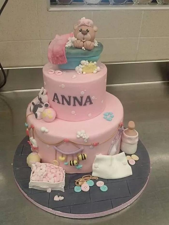 christening cake