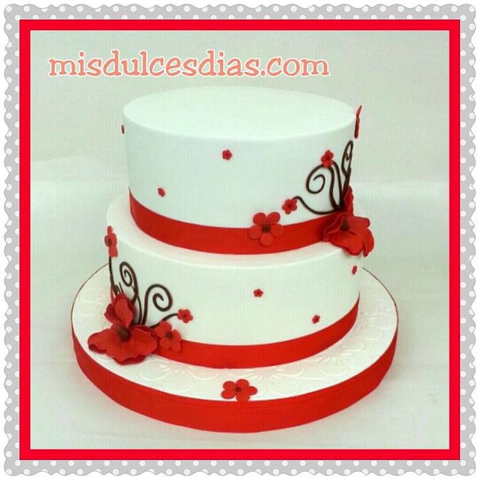 flowers cake