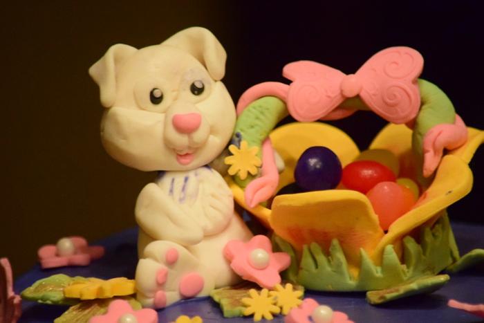 Easter bunny cake!