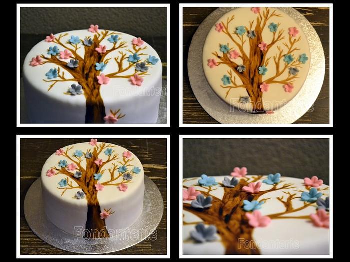 Blossom tree cake