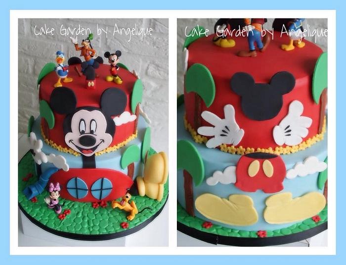 Mickey Mouse Clubhouse cake